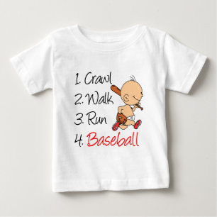 Crawl Walk Springa Baseball Tee