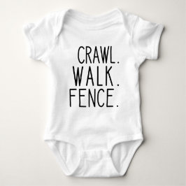 Crawl Walk-stängslet, blivande Fencer Infant T Shirt