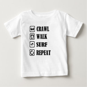 CRAWL WALK SURFA REPEAT T-SHIRT