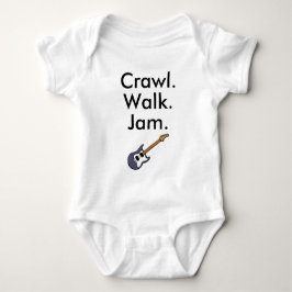 Crawl Walk Sylt Guitar Baby Bodykostym T Shirt