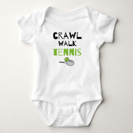 Crawl Walk Tennis Cute Little Tennis Buddy T Shirt
