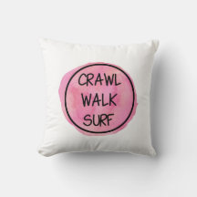 Crawla Walk-Surfa med Rosa Design