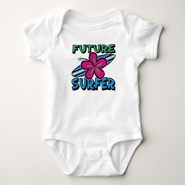 Crawler. för Bodysuit för FRAMTIDA SURFAREHIBISKUS T-shirt (Framsida)