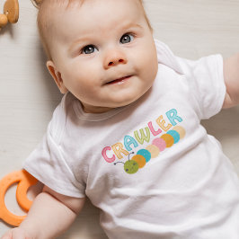 Crawler med söt larv t shirt