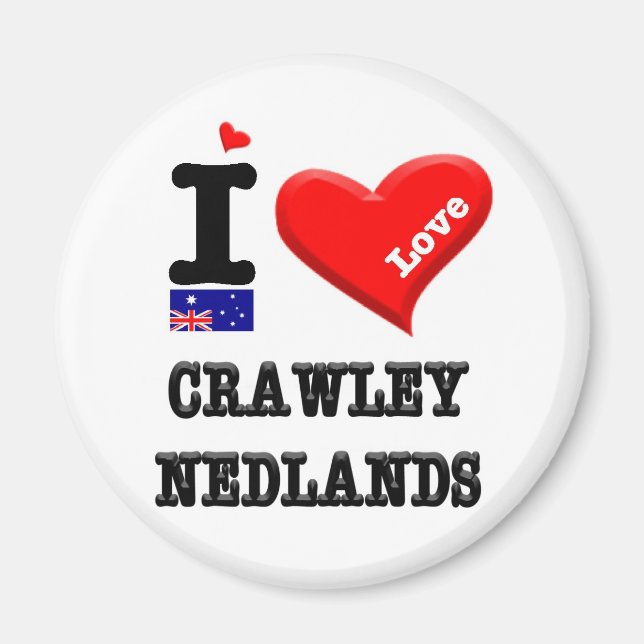 CRAWLEY-NEDLANDS - I Kärlek Magnet (Framsidan)