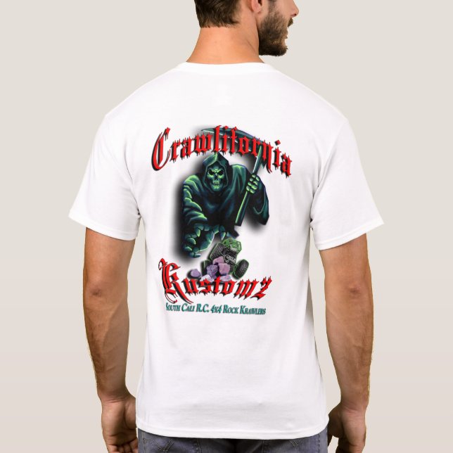 Crawlifornia KCustoms Red & Grönt Tröja (Baksida)