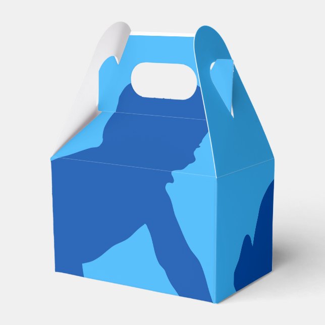 Crawling baby Baby Shower Favor Box Presentaskar (Framsidan Sidan)