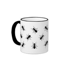 Crawling Big Black Ants Swarny Novelty