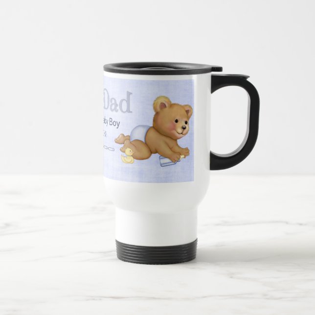 Crawling Teddy - New Pappa of Boy - Customize Resemugg (Höger)