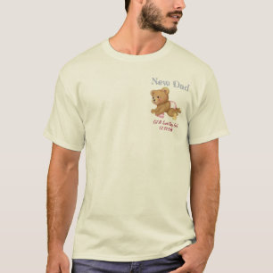 Crawling Teddy - New Pappa of Girl - Customize Tee