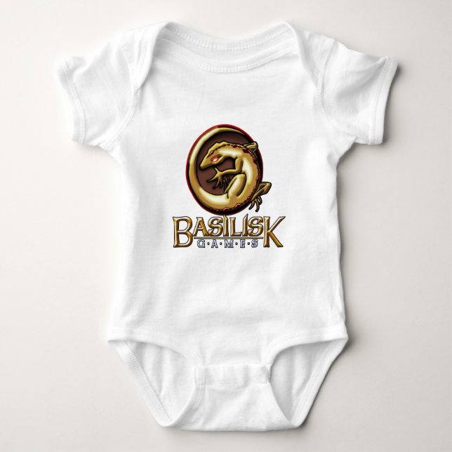 Crawlsimmare för BG-logotypspädbarn T Shirt (Framsida)