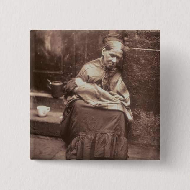 Crawlsimmarna, från "gataliv i London", 1877-7 Knapp (Framsida)