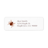 Crawly Realistic Tick Illustration
