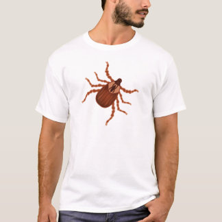 Crawly Realistic Tick Illustration Tee