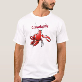Crawpappa Red Crayfish Tee Shirt
