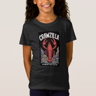 Crawzilla New Orleans Crawfish-resa Barn Grupp  T Shirt