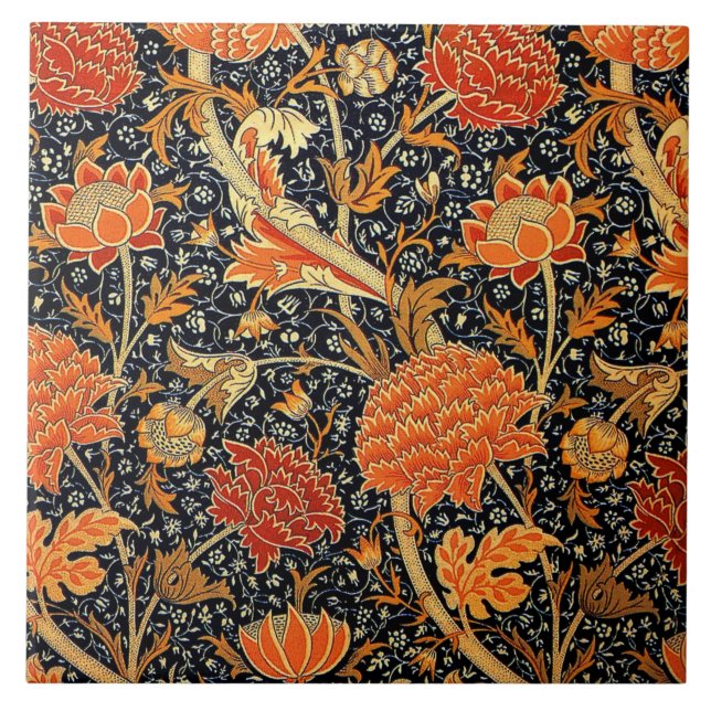 Cray, a William Morris mönster, Kakelplatta (Framsidan)