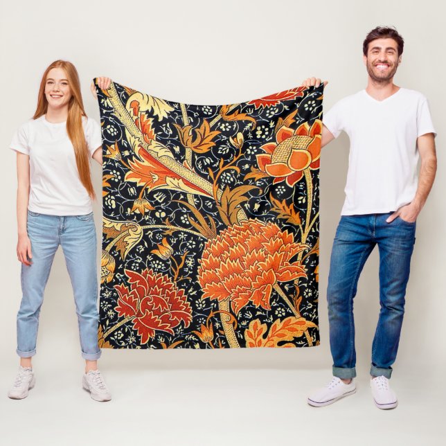 Cray av William Morris Fleecefilt (På plats)