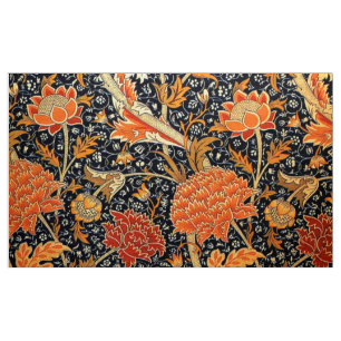 Cray, berömd William Morris mönster Tyg