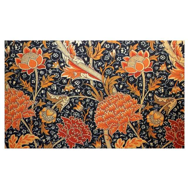 Cray, berömd William Morris mönster Tyg (Yard)