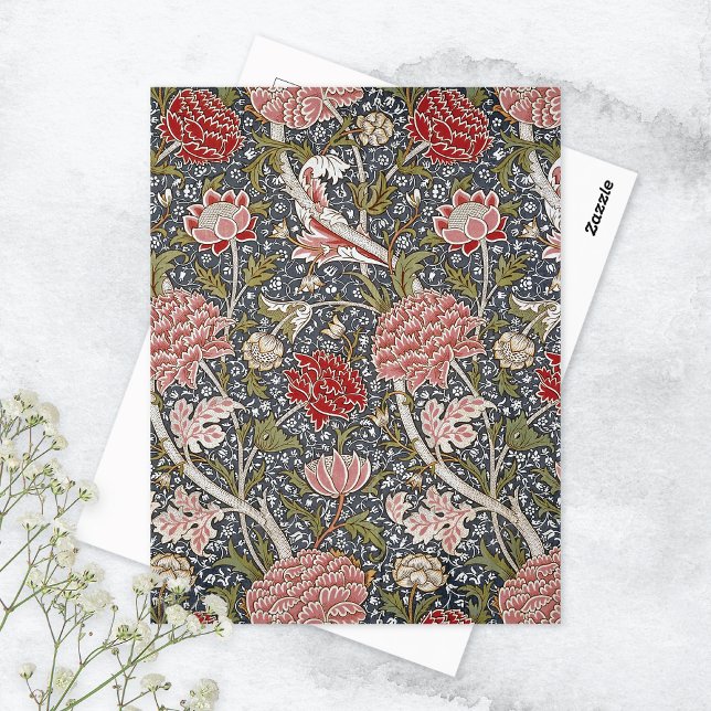 Cray Blommigt Textile Mönster William Morris Vykort (Skapare uppladdad)