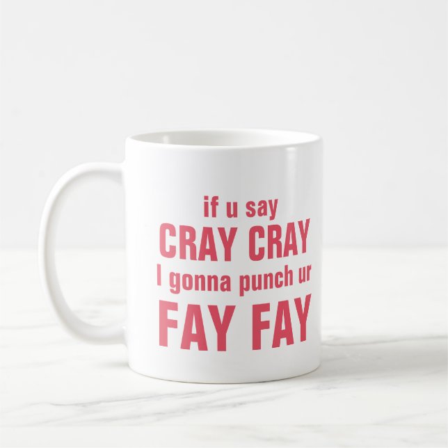 Cray Cray FayFay Kaffemugg (Vänster)