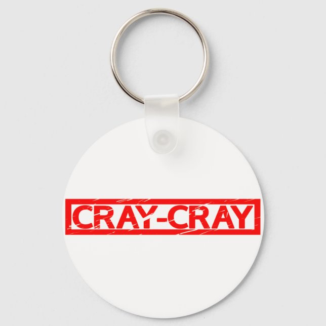 Cray-Cray Frimärke Nyckelring (Framsida)