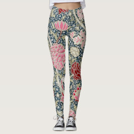 Cray-mönster (av William Morris) Konst Leggings