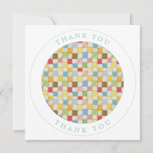 CRAY QUILT Square - enkelt tack, ditt kort