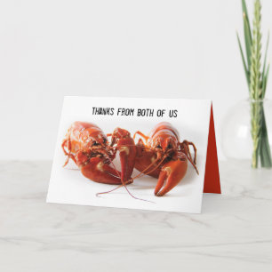 Crayfish Couples Tack Hospitality Card Kort