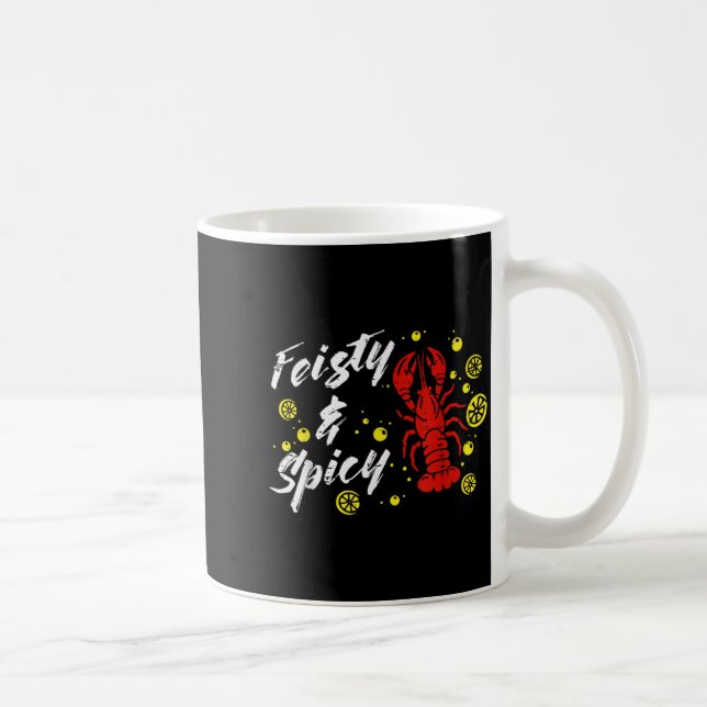 Crayfish Feisty And Scy Lemons Crawfish Women Men  Kaffemugg (Höger)
