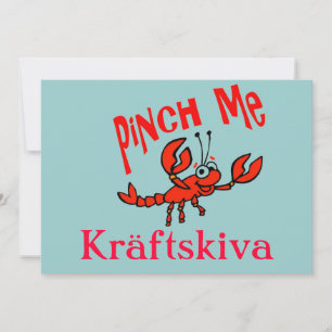 Crayfish Party, Kräftskiva, Skandinavien Inbjudningar
