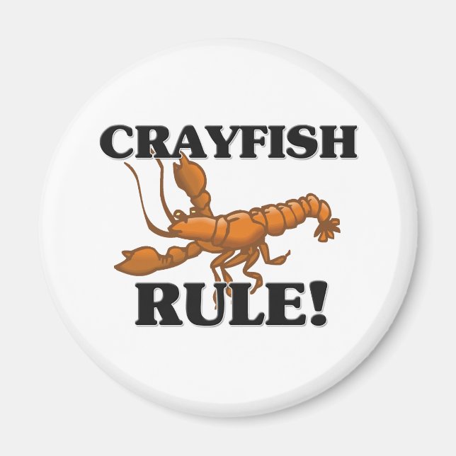 CRAYFISH-regeln! Magnet (Framsidan)
