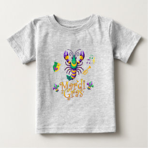 Crayfish/trumpet/mask/fleur de lis Mardi Gras T Shirt