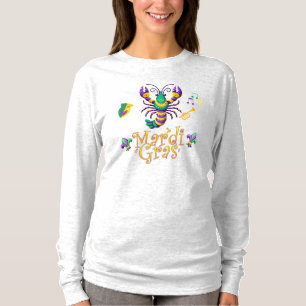 Crayfish/trumpet/mask/fleur de lis Mardi Gras T Shirt