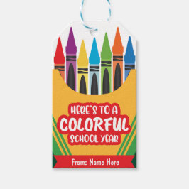 Crayola Färg, första skoldagen Presentetikett