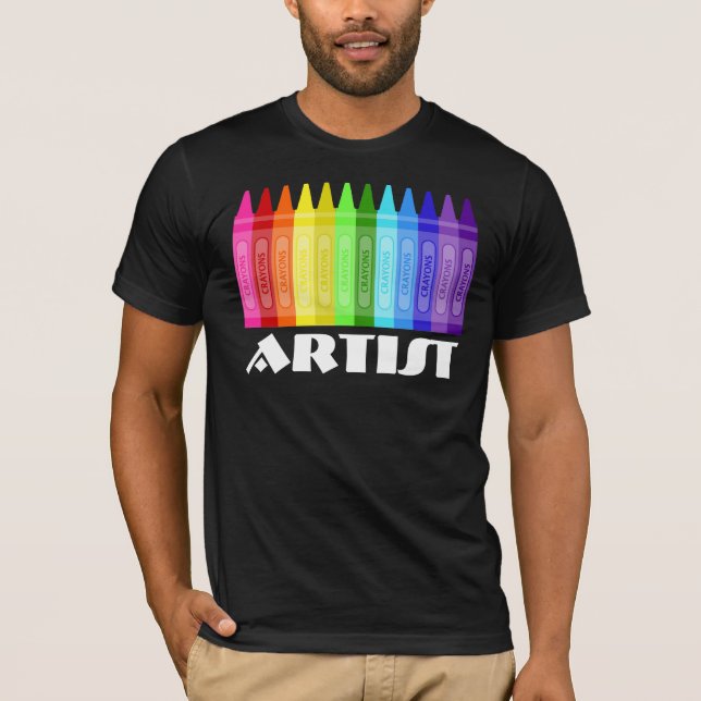 Crayon Artist T-shirt (Framsida)