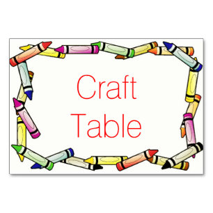 Crayon Bord-kort Bordsnummer