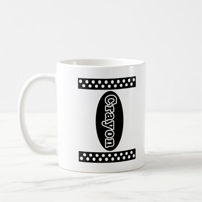 Crayon Box Halloween Costume Plocka any Färg-coup Kaffemugg (Vänster)