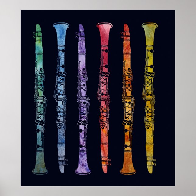 Crayon Clarinets Poster (Framsidan)