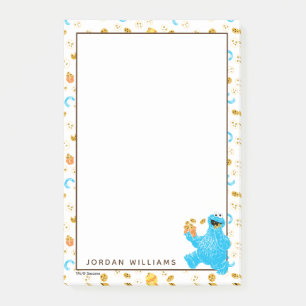 Crayon Cookie Monster Cookie Mönster Post-it Block