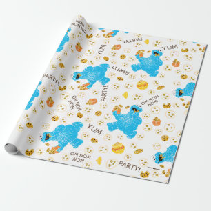 Crayon Cookie Monster Cookie Mönster Presentpapper