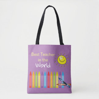 Crayon Cute Tote Bag Tygkasse