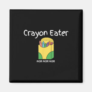 Crayon Eater Funny FPS Video Gamer Term Game Tanky Magnet