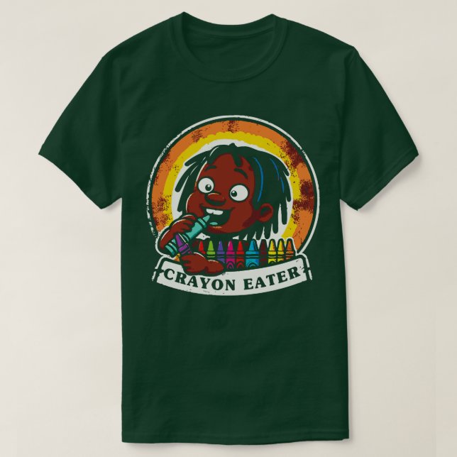 Crayon Eater T Shirt (Design framsida)
