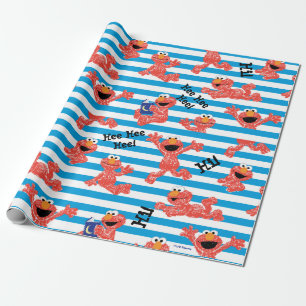 Crayon Elmo Rand Mönster Presentpapper