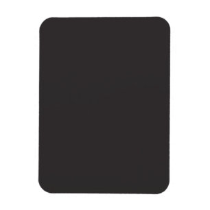 Crayon Färg Black Flexible Photo Magnet