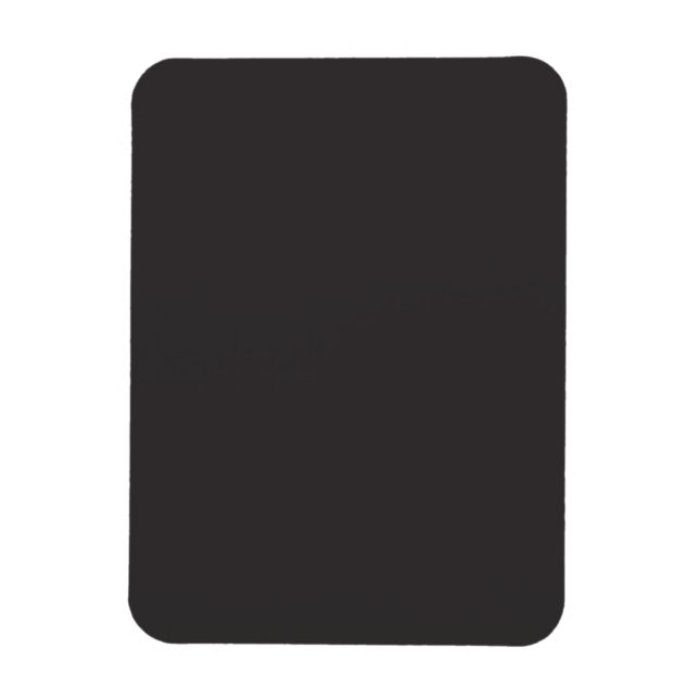 Crayon Färg Black Flexible Photo Magnet (Vertikal)