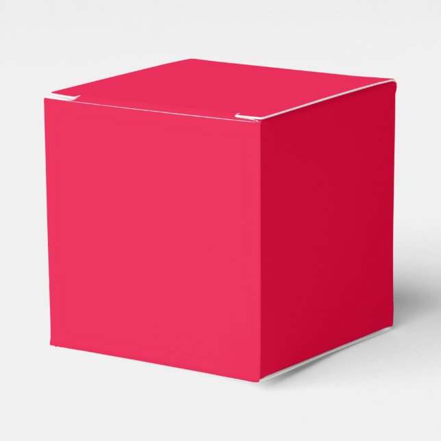 Crayon Färg Red Favor Box Presentaskar (Framsidan Sidan)