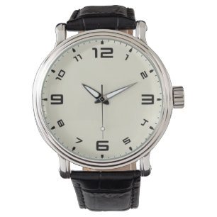 Crayon Färg White Mode Watch, Välj Stil Armbandsur